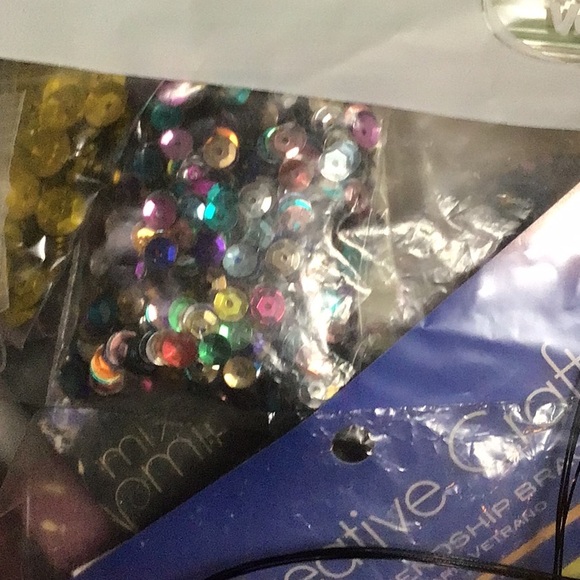 Colorful Bead Craft Set, 1 gallon bag + adding more all the time. - Picture 5 of 7